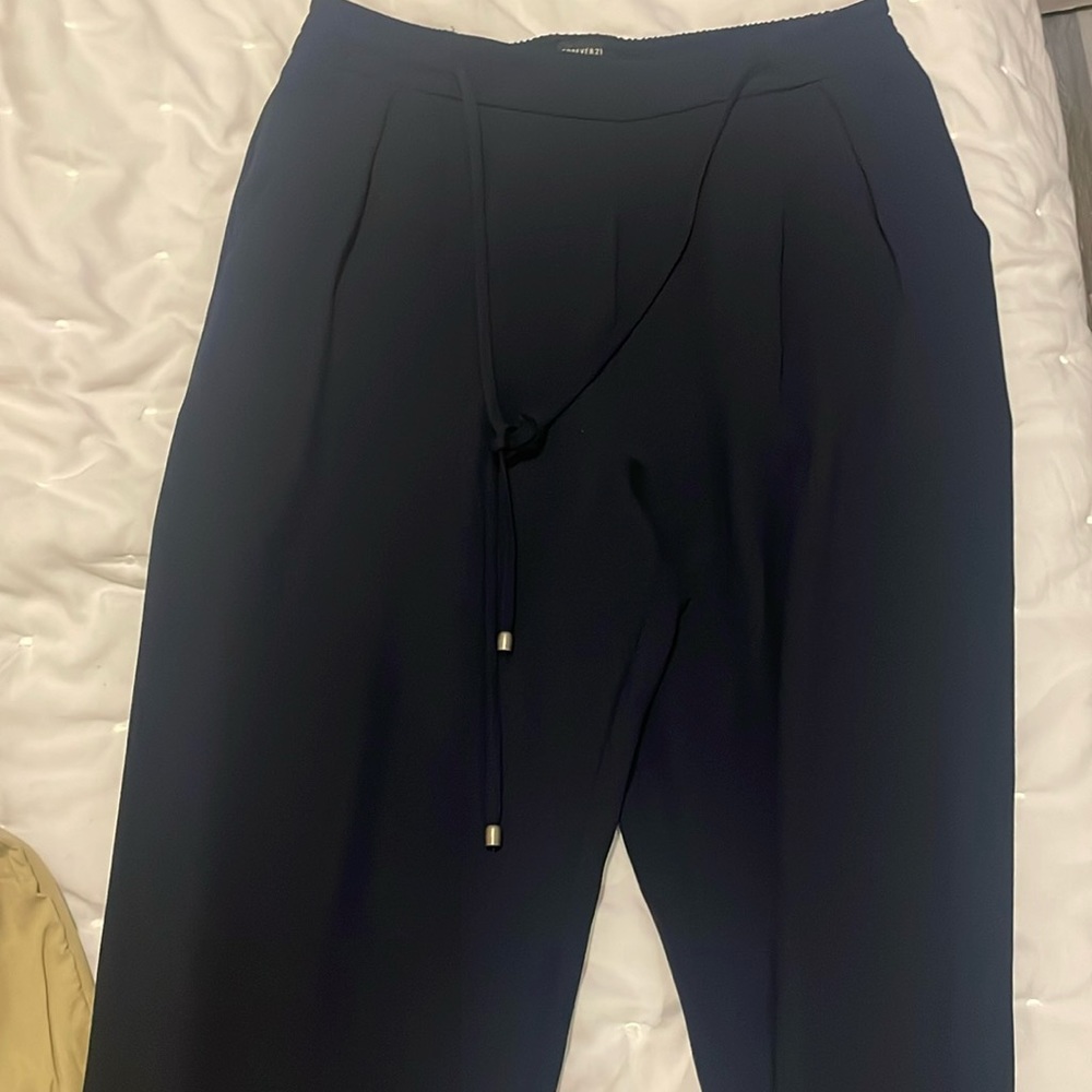 Navy blue slacks